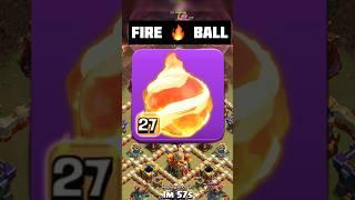 Epic Clutch Moment in coc Fireball  #clashofclans #coc #cocshorts