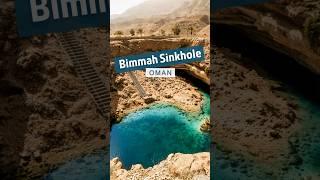 Bimmah Sinkhole OMAN - The Most Beautiful Natural Pool in the MIDDLE EAST #shorts