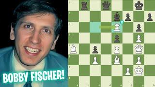 Inacreditável! Bobby Fischer Destrói o Oponente Nesta Partida Lendária!