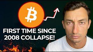 BITCOIN: FIRST TIME Since 2008 COLLAPSE! (Proof They’re BUYING UP BIG)