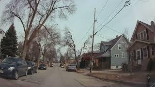 4K Milwaukee Wisconsin - Quiet Old Back Streets In West Allis Wisconsin