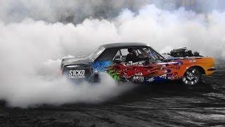 JAKE MYERS S1CKO INDUSTRIES MUSTANG QUALIFYING BURNOUT AT SUPERNATS 19.9.2015