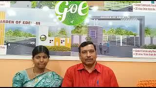 Mr&Mrs.Ravi Kumar and Hari Priya 's review of Garden of Eden Property Developers