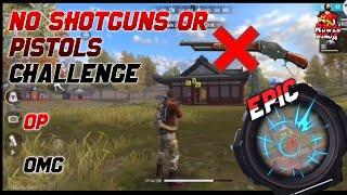 *NO SHOTGUN CHALLENGE * IN FREE FIRE || ROWER N1NJA || #freefire