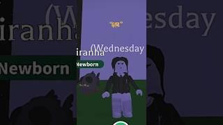 If Wednesday Played Adopt Me!! #roblox #adoptme #wednesday #BeastoftheBlocks #shorts