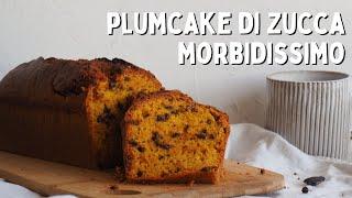 PLUMCAKE alla ZUCCA, tipo banana bread ma con ZUCCA e GOCCE DI CIOCCOLATO | Dolci facili