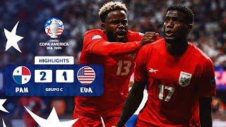 PANAMÁ 2-1 USA | HIGHLIGHTS | CONMEBOL COPA AMÉRICA USA 2024™