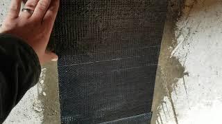 Carbon Fiber Foundation Crack Repair