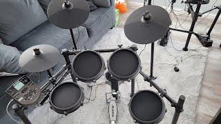 Alesis Drums Nitro Kit Electric Drum Set - Set Up and Review. Side by Side Comparison with Souidmy