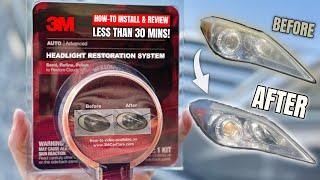 Does this $15 3M Headlight Restoration Kit ACTUALLY Work? | 3M Headlight Restoration Kit Review