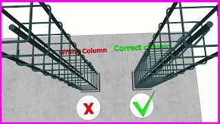  Column Rebar in Wrong and Correct Way | Nhà Xanh Việt Nam