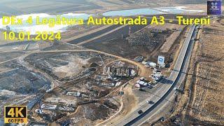 DEx4 legatura Autostrada A3 - DN1 Tureni, 10.01.2024