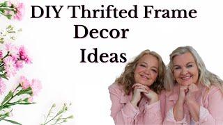 Upcycle a Picture Frame into Reversible Decor | THRIFT FLIP ROAD TRIP Challenge!  Beginner