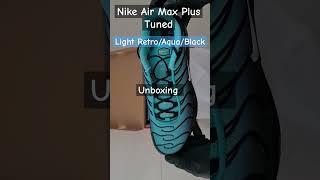 New! Must See! Light Retro / Aqua Air Max Plus Unboxing!  #shorts #nike #trending #viral #sneaker