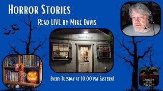  Horror Stories LIVE!  Episode 12: THREE Scott Thomas "Quiet Horror" Stories!