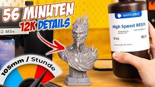 HIGHSPEED Resin 3D Druck & AUTOLEVELING | ANYCUBIC Photon Mono M5s