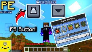 Best F5 Button Mod For Minecraft PE 1.20+