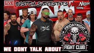  FRIDAY NIGHT FIGHT CLUBNCW - SEASON 1 PREVIEW!  WWE 2K25 ️ ️️