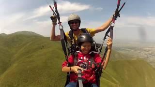 My birthday paragliding!