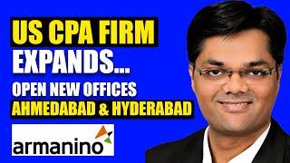 US CPA Firm Armanino India hired 130+ employees: To open new offices in Ahmedabad & Hyderabad