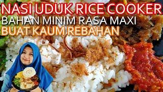 Nasi uduk RICE COOKER TERENAK, GURIH, WANGI dan MUDAH