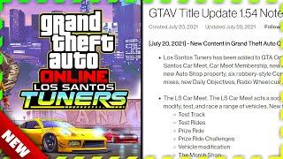 GTA Online PATCH NOTES v1.54 for Los Santos Tuners DLC | ALL FIXES & CHANGES (PS4, Xbox One, PC)