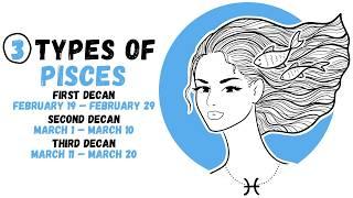 Different Types of Pisces Personality || Understanding Pisces Decans #pisces