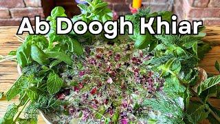 Ab Doogh Khiar - Refreshing Persian Yoghurt Soup