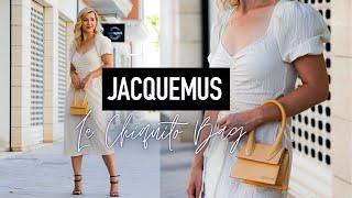 JACQUEMUS LE CHIQUITO MOYEN BAG FULL REVIEW! WHAT FITS & HOW TO STYLE IT!