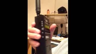 TJ2B handheld on 40m with MFJ-1840T indoor vertical antenna