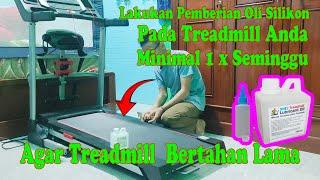 Cara Memberi Oli Silicon Pada Treadmill Elektrik/Manual - Hadicun