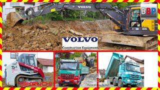 VOLVO ECR235EL, Takeuchi TL8, Mercedes Trucks, Winnenden & Burgstetten, 2024. #takeuchi #excavator