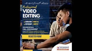 The Radiant Coaching Institute Gujranwala | Digital Marketing | Web Development | Video Editing