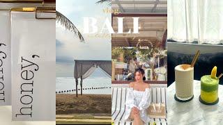 BALI vlog  beach, aesthetic spa, dinner at koral aquarium  cafes, best scramble egg! [ENG]