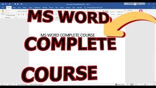 Microsoft Word 2019 - Full Tutorial for Beginners and Intermediate Users