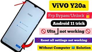vivo y20a frp bypass android 11 updated_ reset option not working and talkback not working