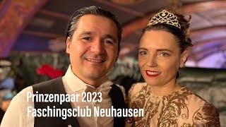 Vorgestellt: Faschingsprinzenpaar 2023 des Faschingsclub Neuhausen e.V. Erol I. und Ludmilla I.