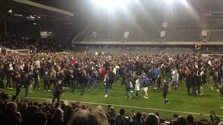Fulham fans celebrate promotion