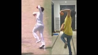 Kuldeep Yadav Bowling Copy   || #shorts #cricket #youtubeshorts #shortsfeed