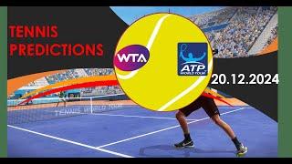 Tennis Predictions Today|Tennis Betting Tips|Tennis Preview