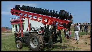 Tractor mounted pilling machine#9861688270