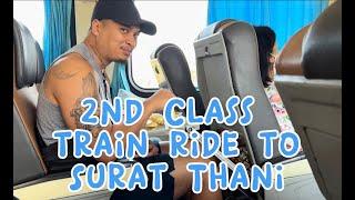 Hua Hin to Surat Thani on a 2nd class train || Thailand Travels