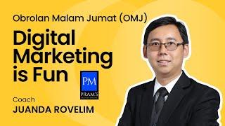 WEBINAR GRATIS BERSERTIFIKAT 2023, Obrolan Malam Jumat (OMJ) 21 Desember : DIGITAL MARKETING IS FUN‼