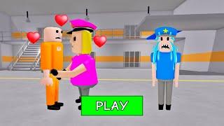 SECRET UPDATE | PRISONER FALL IN LOVE WITH POLICE GIRL? SCARY OBBY ROBLOX #roblox #obby