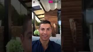 Cristiano Ronaldo canlı yayında "Come to Beşiktaş" dedi