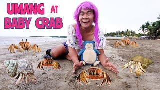 May Umang at Baby Crab sa Dagat | Madam Sonya Vlog