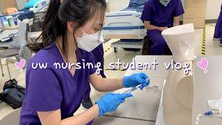 university of washington nursing student vlog (feat. cherry blossoms)