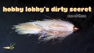 Tying a Streamer Fly with Craft Fur and Marabou - A trout streamer and smallmouth and pike/musky