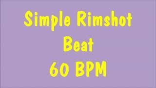 Drum Loops for Practice Rimshot with 60 bpm