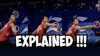 Taufik Hidayat backhand smash | Learn Mr backhand technique